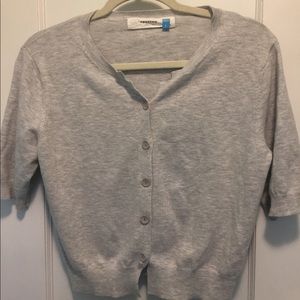 Anthro cropped 3/4 sleeve cardigan